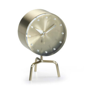 Tripod Bronze Clock